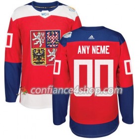 Adidas Maillot de Hockey République tchèque Personnaliser Coupe du monde de hockey sur glace 2016 Rouge - Homme